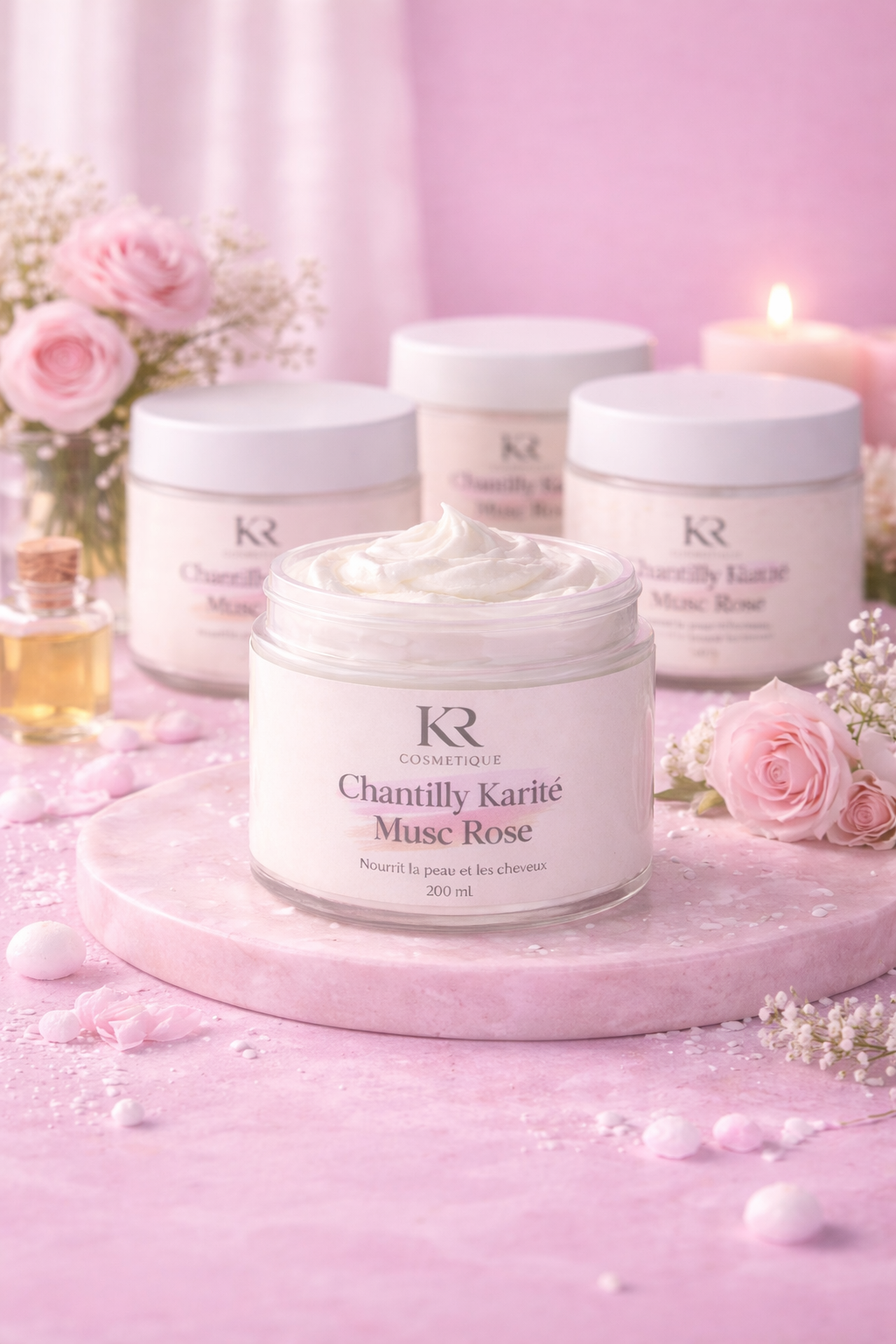 Chantilly Karité - Musc Rose